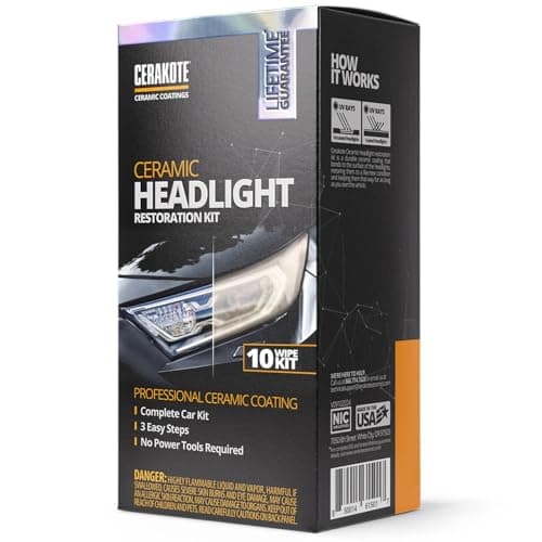 Cerakote Cerakote Ceramic Headlight Restoration Kit (10 Wipes)